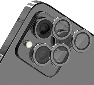 Traboto Camera Lens Protector for iphone 12 pro 6.1 inch,Premium HD Tempered Glass Aluminum Alloy Lens Screen Stiker Cover FilmCamera Lens Cover Full Scratch Protection