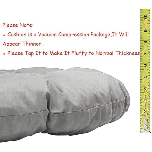 Coussin de remplacement pour chaise ronde tufté et haute densité - J / L - 6