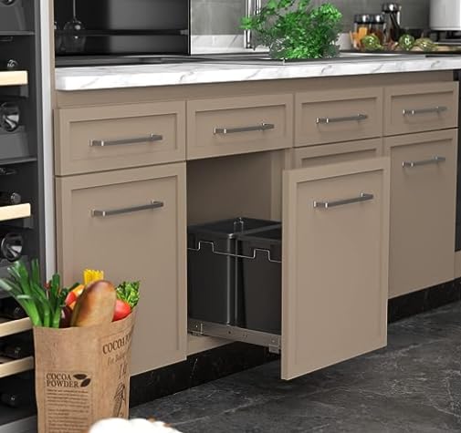 Contenedor Doble Extraíble para Gabinetes de 15" - Gris miniatura 5