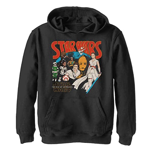 STAR WARS Boy's The Rise of Skywalker Retro Collage Pull Over Hoodie