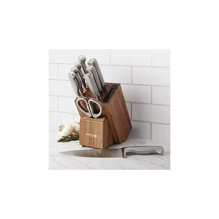 Sabatier Self-Sharpening Edgekeeper 10 Piece Forged German Steel Knife Set