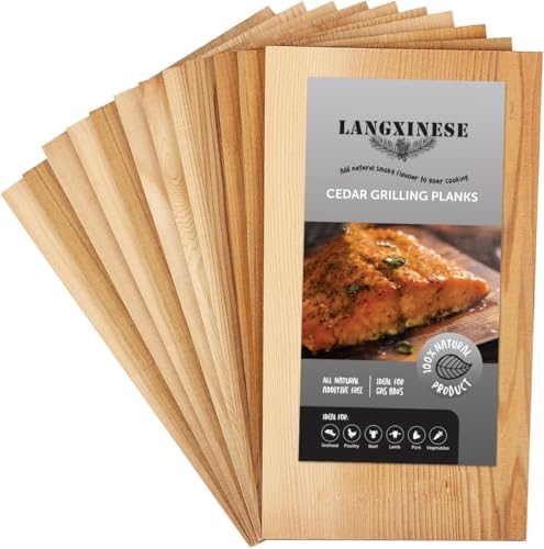 Langxinese 13-Pack Cedar Planks