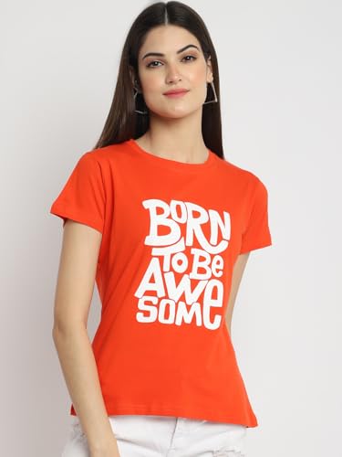 Image of Fabflee Women's Graphic Regular Fit T-Shirt