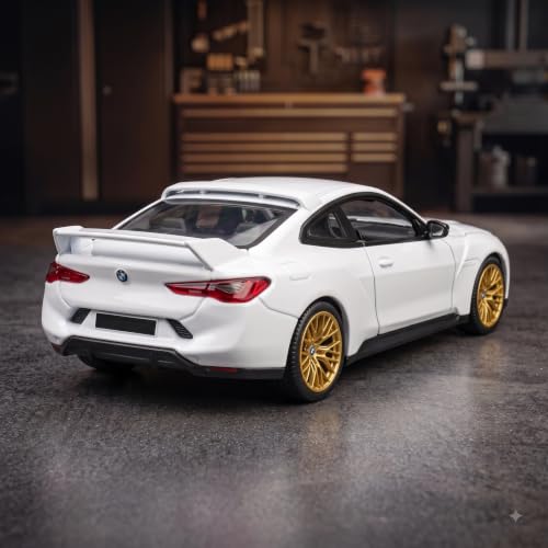 Image of Wizplex CCA Officially Licensed BMW 3.0 CSL 1:64 Scale Die Cast Metal Car - Collectible Alloy Sports Coupe with Openable Doors & Free-Rolling Wheels, Display Showpiece for Kids 3+