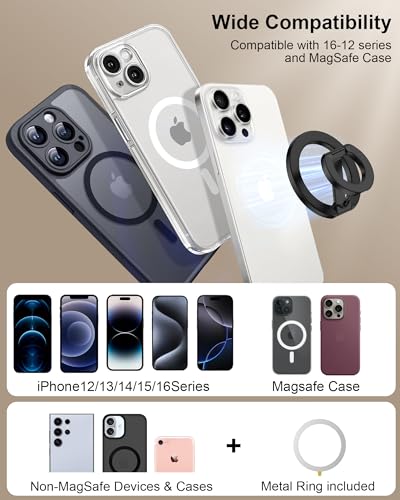 Image of ZORBES for MagSafe Ring Holder, Dual-Sided Magnetic Phone Grip Stand