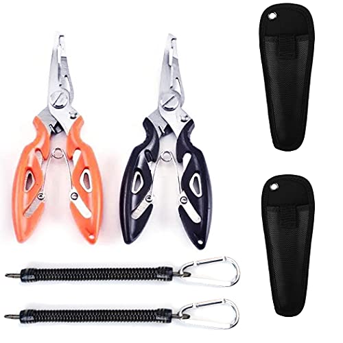 Hxiu Pinzas de pesca multifuncionales de acero inoxidable Cover