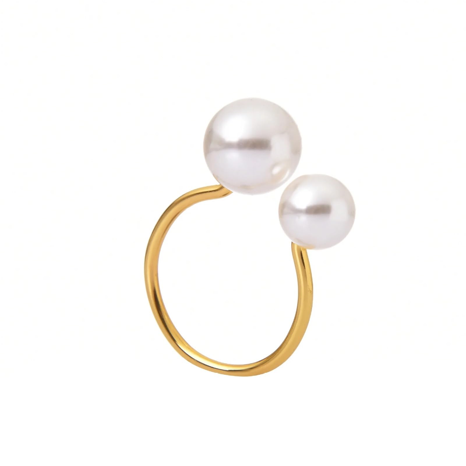 36 servilleteros con cuentas simples y elegantes para decoración de bodas, cenas, fiestas, inauguración de la casa, uso diario (oro blanco)
