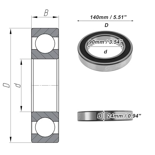 Roulement 6018Vv résistant pour réparer vos axes rotatifs