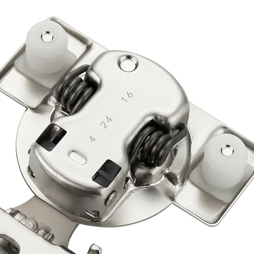 Image of Ravinte 30 Pack 15 Pairs 3 /8 Inch Overlay Soft Close Hinges for Kitchen Cabinet Satin Nickel Hidden Stainless Steel Concealed Hinges self Closing