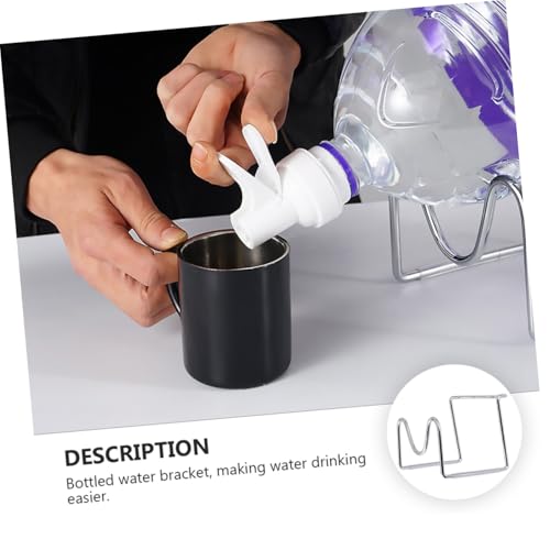 Support pour bouteille d'eau lot de 2 pièces robuste en acier inoxydable résistant - 8