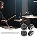 8-Piece Quick-Release Plastic Cymbal Nut Set for Drums - Easy Installation, Secure Fit, Durable, and Ideal for Drum Kits (BLACK)
