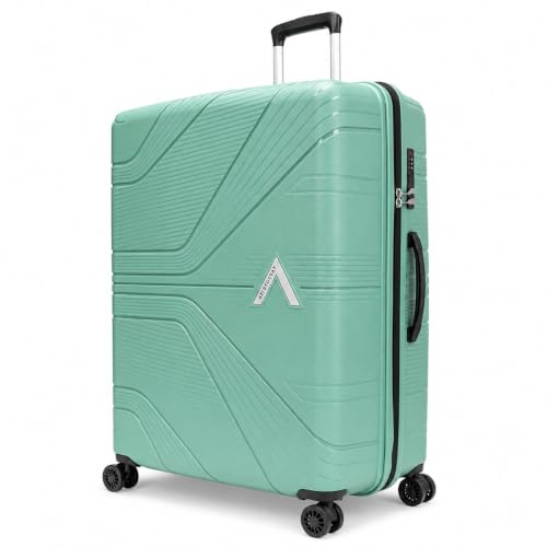 Image of Aristocrat Phantom Set of 3 (Cabin+Medium+Large) Trolley Bag, 55+66+76Cm | Combination Lock | 8 Wheels | 3 Years International Warranty (Pista Green)