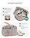 BAGSMART Gym Bag for Women, Personal Item Bag Puffer Duffle Bag, Weekender Overnight Bag Carry On Tote Bag for Travel, Camel