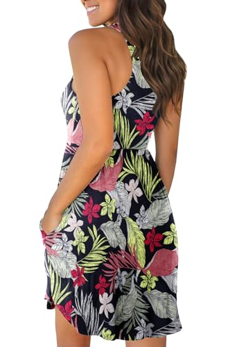 Image of HiMONE Vacation Dresses for Women 2025 Summer Dress Women's Casual Sundresses Casual Beach Petite Sun Dress XS-2XL