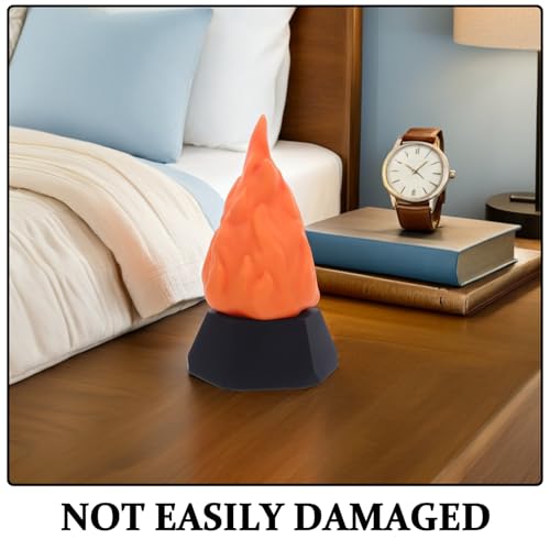 Lámpara LED efecto fuego recargable USB para decoración exterior de camping 3