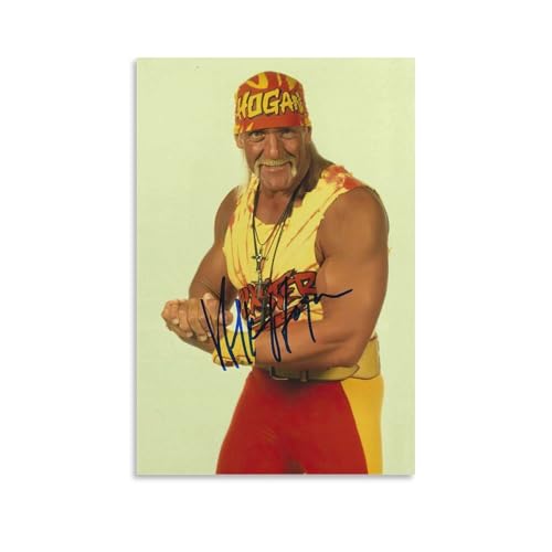 プロレスラー ハルク・ホーガン 直筆サイン入 ポスター (2) プリント モダン ウォールアート 部屋飾り 素晴らしいギフト すぐに掛けられます08x12inch(20x30cm)のサムネイル