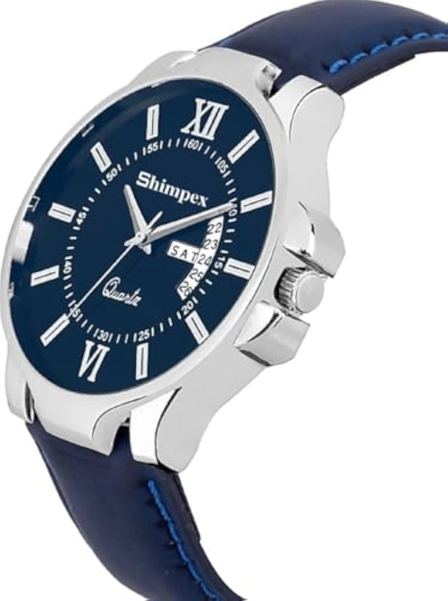 Boys Stylish Minimal Design Analog Watch, Blue Pack of 1