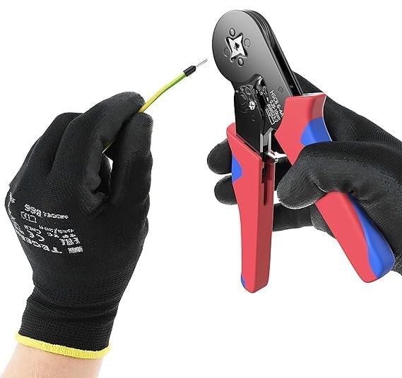 Image of POWER Climpler HSC8 6-4A, 0.08-10mm, AWG28-7 Wire Stripper Self Adjusting Crimping Plier Ratcheting Ferrule Crimper Tool, Chakra Crimping Tool 0.25-10 mm (1 Pcs Crimpers Piller)