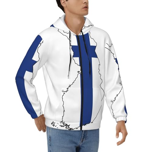 Sweat à capuche pour homme chaud contre le froid veste de randonnée zippée
