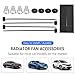 Mandark 2PCS Car Fan Mounting Kit, Electric Radiator Fan Ties Straps Mounting Set Compatible for Electric Cooling Fan and Transmission Cooler, Universal for SUV, Truck and More