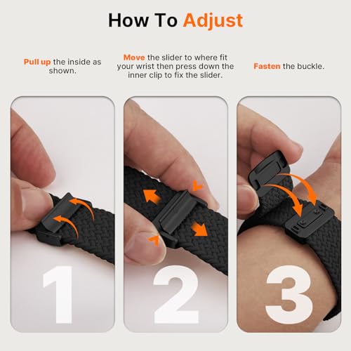 Image of Fullmosa 2 Pack Magnetic Braided Bands Compatible Apple Watch Strap 38mm 40mm 41mm 42mm 44mm 45mm 46mm 49mm Women Men,Soft Elastic Strap for iWatch Ultra3 /2 /1 SE3 /2 /1 Series 11 10 9 8 7 6 5 4 3 2 1