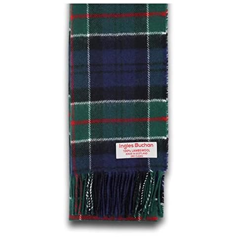 Ingles Buchan Colquhoun Clan Tartan Scarf Cover