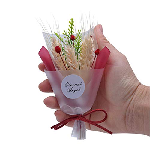 PPTS Dried flowers barley small bouquet ins wind mini bouquet gift box with hand bouquet