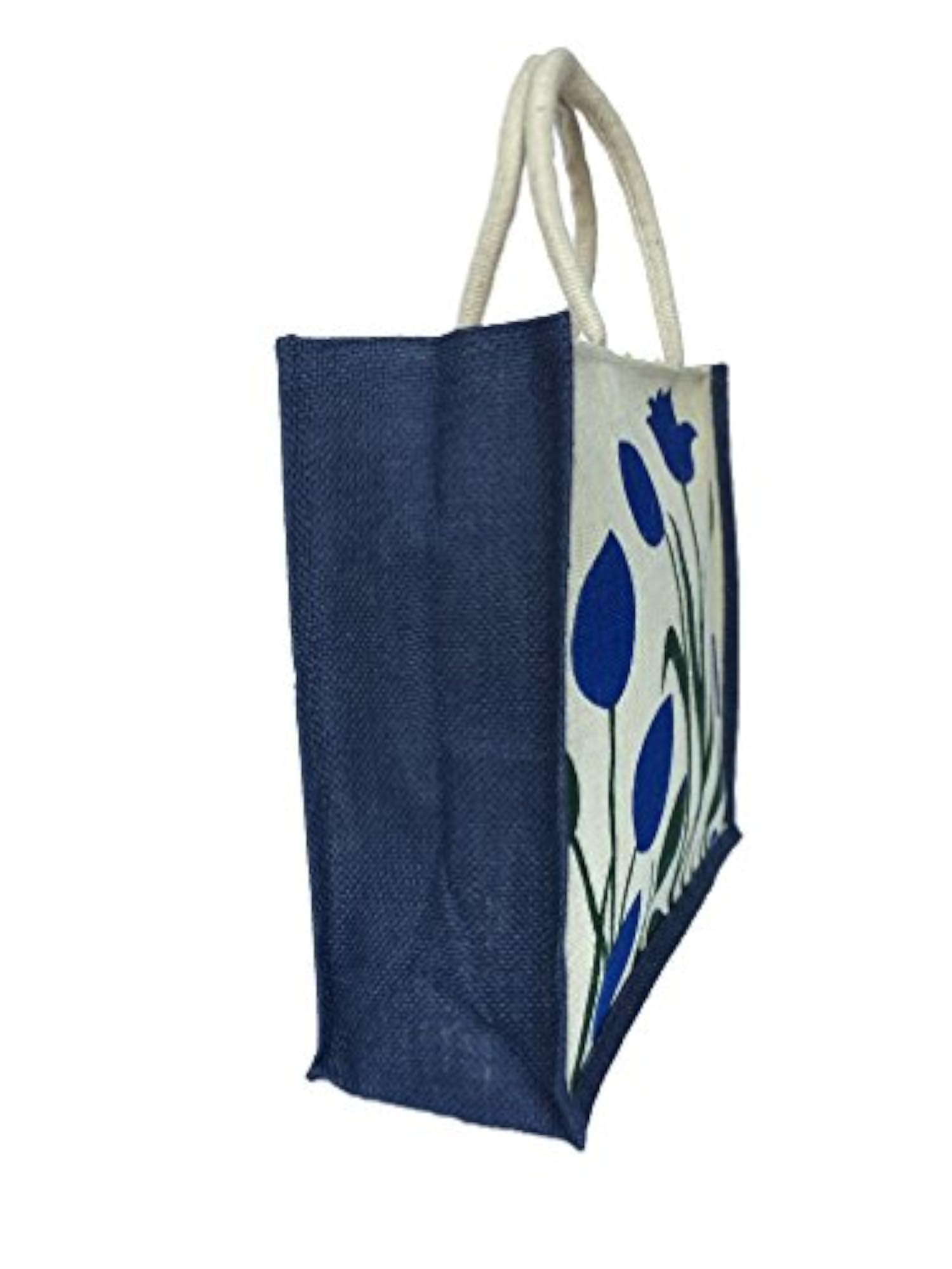 Jute Tote Shopping Bag, Reusable Grocery Bag