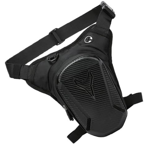 Sehuby Borsa da coscia, borsa da gamba da moto per uomo e donna, borse con cinghie rimovibili per gambe multifunzionali