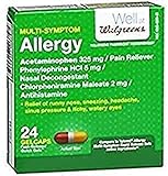 Walgreens Allergy Multi-Symptom Fast Release Quick Gels, 24 ea