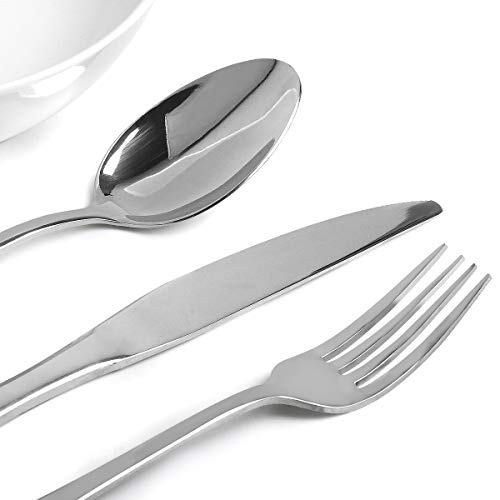 image for M MCIRCO Silverware Set, 20-Pieces Flatware Set Stainless Steel Cutler