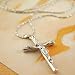 Produktbild Jovono Fashion Halskette Jesus Kreuz Anhänger Schmuck Kette für Damen und Mädchen