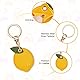 AXFEE AirTag Schutzhülle, Leder Keyring Kompatibel mit Mini A-pple, Hülle Case, Cover mit Schlüsselanhänger