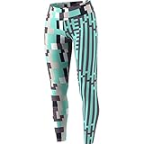 adidas Mallas Mujer, Mujer, DQ3210, Trapur/Black, Medium