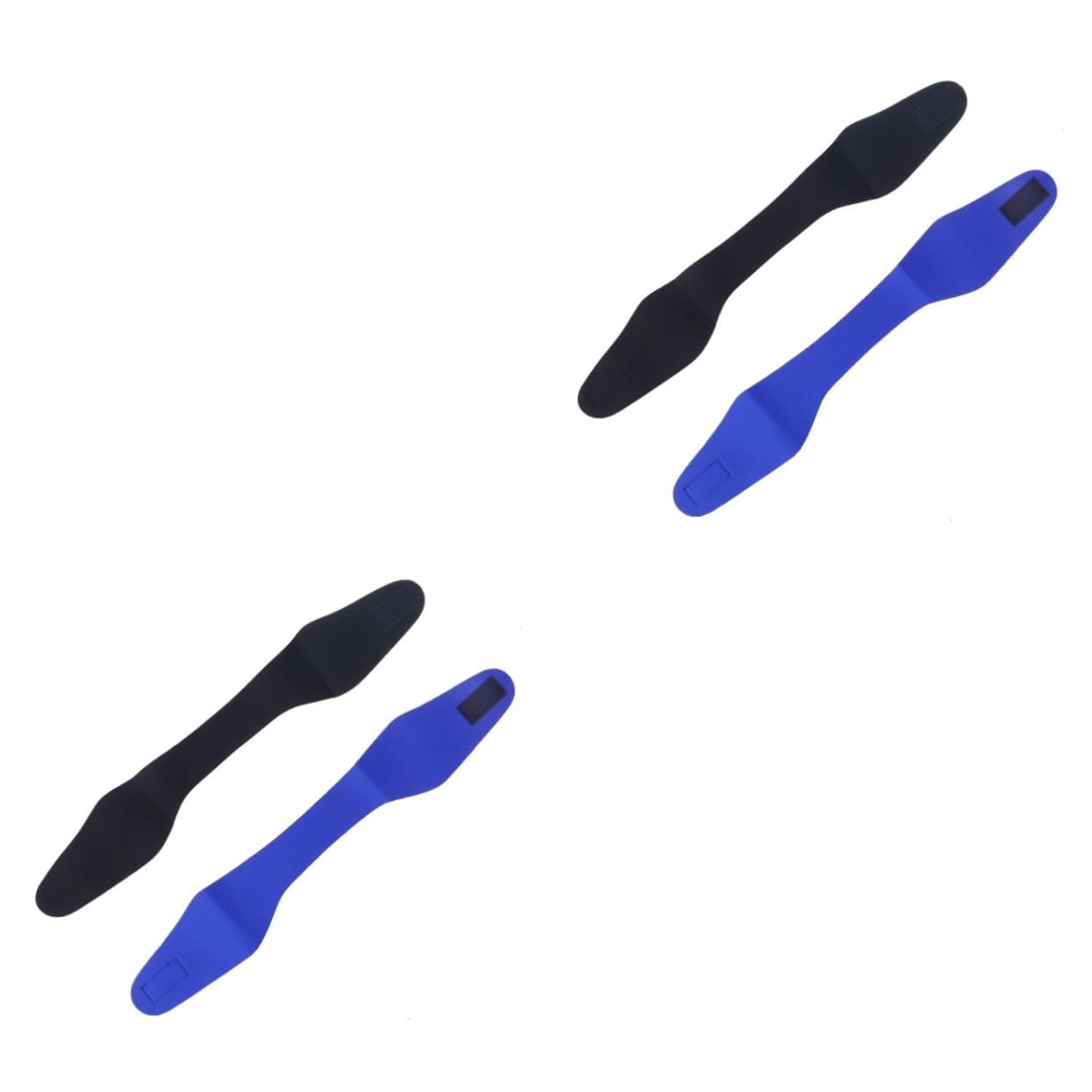 BESPORTBLE 2sets Adjustable Kids' Swimming Headband Ear Wrap for Swimming Diving Yoga Safe Ear Protection (Dark) 2pcs*2