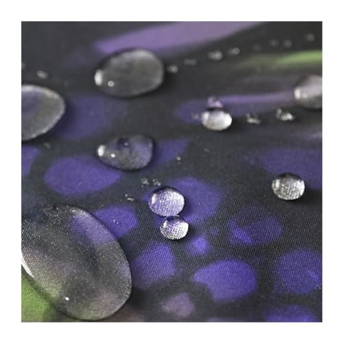 Rideau de douche imprimé géométrique 200x180cm imperméable en polyester avec crochets - 5