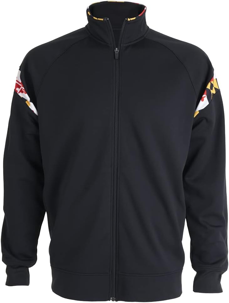 Covalent Activewear Maryland Flag Souvenir Gift Adult Flash Jacket at  Men’s Clothing store