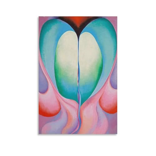 Toile Georgia O'Keeffe Série 1 impression décorative murale 40 x 60 cm