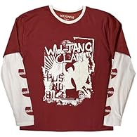 Rock Off officially licensed product Layered sleeve detailing with contrasting collar High quality soft-style cotton unisex t-shirt Do not tumble dry, machine wash at 30�C Don't bleach, dry low, don't iron decoration.