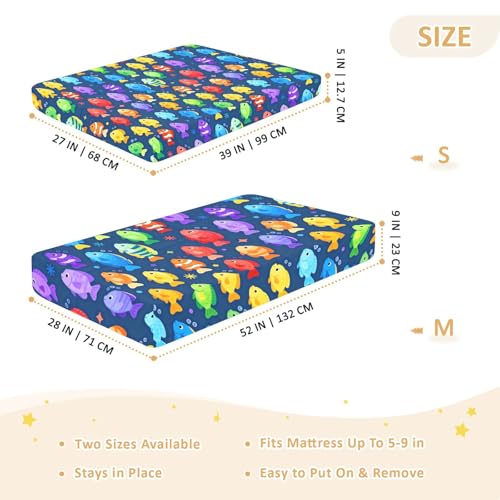 Drap de berceau coton doux élastique housse lit bébé coloré