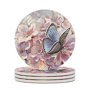 Hedyzone Schmetterling Untersetzer, 4er-Set