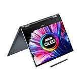 ASUS ZenBook Flip OLED UX363EA 13.3 Intel EVO Convertible Laptop (Intel i5-1135G7, 16GB RAM, 512GB SSD, Backlit Keyboard, Windows 11) Includes Stylus, USB-C to Audio Jack, Pine Grey, UX363EA-HP924W