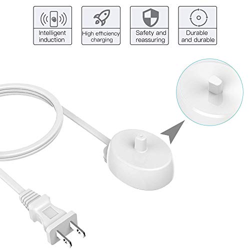 For Oral B Electric Toothbrush Replacement Charger Power Cord Supply Inductive Charging Base Model 3757 Portable Environmental Abs For Travel #TOP3