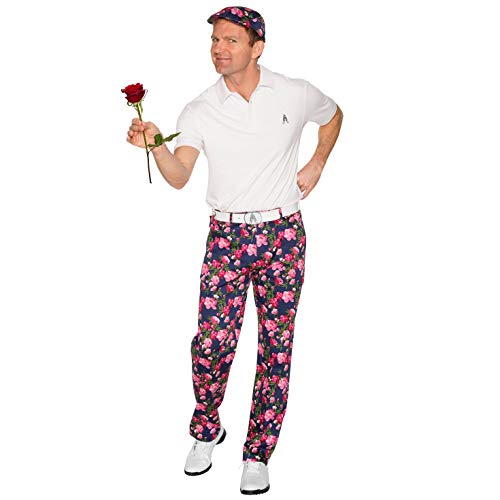 Image of Royal & Awesome Mens Golf Pants, Golf Pants Men Relaxed Fit, Plaid Pants Men