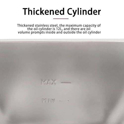 Käse-Hotdog-Stäbchenmaschine, 12L, Kommerzielle Fritteuse, Wurst Frittiergerät, Corn-Dog-Friteuse für Hot Dogs, Käsesticks, für Snackbar, Restaurant, Zuhause – Bild 5