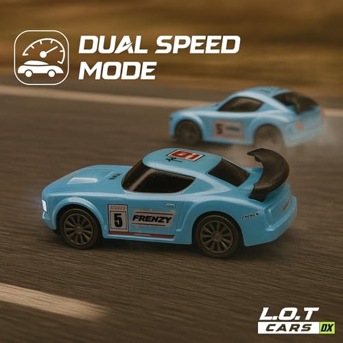 Image of Flare Remote Control Car | 20Kmph, 2.4Ghz | Rc Cars, Remote Car, Rc Drift Car, 4 Wheel Drive, Boost Mode, Long Range Remote, Hard Plastic Top with LED Head Light (Underground Blue)