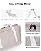 ECOHUB Ryanair Handgepäck Tasche 40x30x20, 20L Ryanair Handgepäck 40x20x25 für Flugzeug, Faltbare Reisetasche Mit Abnehmbar Nass-Tasche, Ryan Airlines Bag 40x20x25, Weekender Damen Herren(Beige)