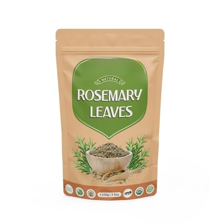 Rosemary Leaves for Hair Growth and Seasoning Food | Packed Clean, No Dust and Stems Freem - 100 g