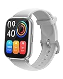 HUAKUA Smartwatch con Chiamata Bluetooth Per Uomo Donna Monitoraggio Frequenza Cardiaca E Spo₂, Notifiche Messaggi Fitness Base e Tracciamento Attività