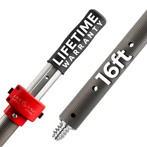 ProTuff Products - 16ft Telescoping Pole Never Sticks or Slips